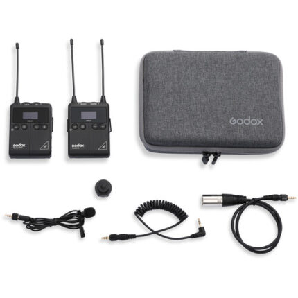 GODOX WMicS1 Kit 1 CAMERA MOUNT WIRELESS OMNI LAVAIER MICROPHONE FOR MIRRORLESS/DSLR CAMERA