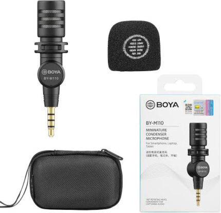 BOYA BY-M110 ULTRACOMPACT CONDENSER MICROPHONE