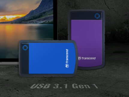 TRANSCEND 4TB SHOCKPROOF EXTERNAL HARD DRIVE