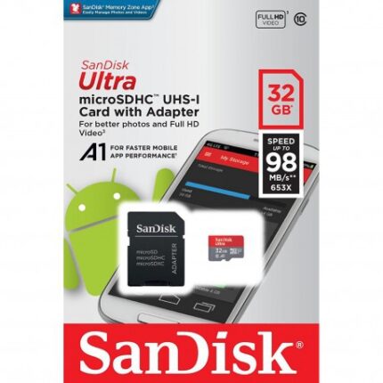 SANDISK MICRO SD CARD 32GB 99MB/s ULTRA