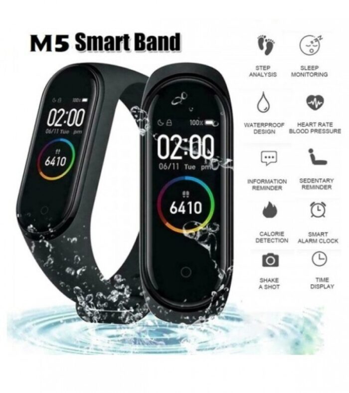 NEW M5 BAND SPORT WRISTBAND BLOOD PRESSURE HEART RATE MONITOR FOR ANDROID AND IOS