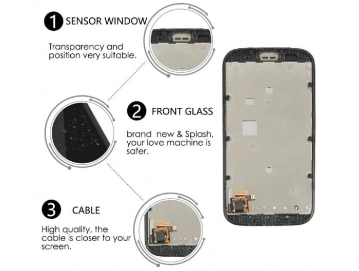 MOTOROLA MOTO E LCD UNIT PANEL